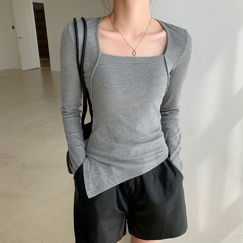 Cotton Female T-shirt Tops